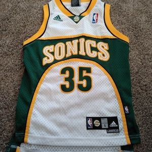 Adidas Kevin Durant Sonics Authentic Jersey